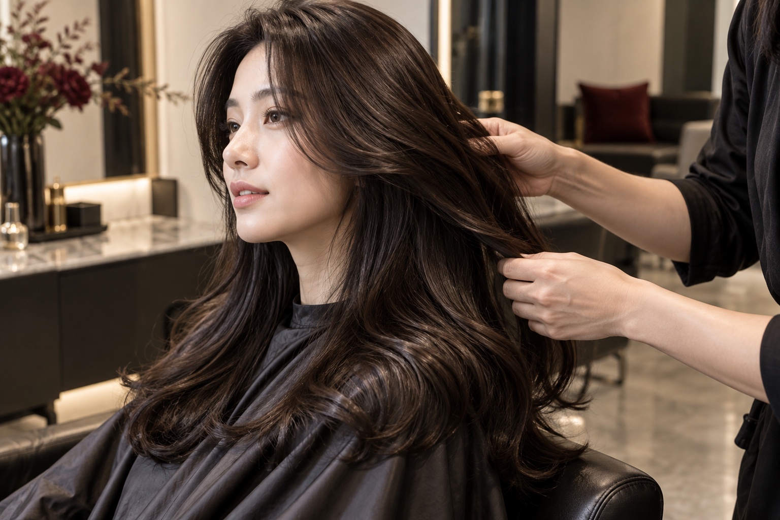 헤어 디자인 콘셉트 이미지